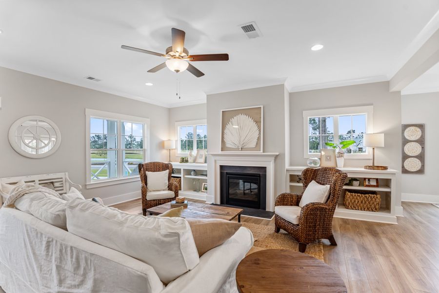 Representative furnished interior of a home built from the Hanover by Bill Clark Homes in Osprey Landing, Southport (Image 4).