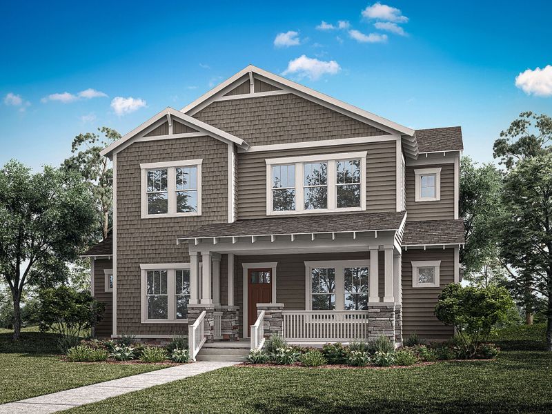 Representative exterior photo of a completed home built from the Marco by Mattamy Homes in Celebration - Island Village, Celebration, FL (Image 11). Representative exterior photo of a completed home built from the Marco by Mattamy Homes in Celebration - Island Village, Celebration, FL (Image 11).