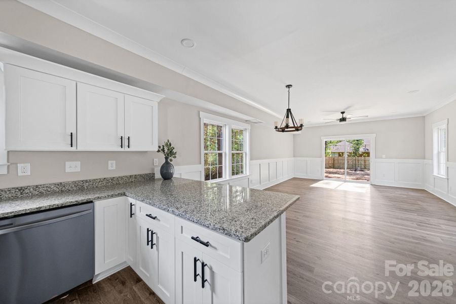Furnished interior view inside a new home in , Charlotte (Image 14).