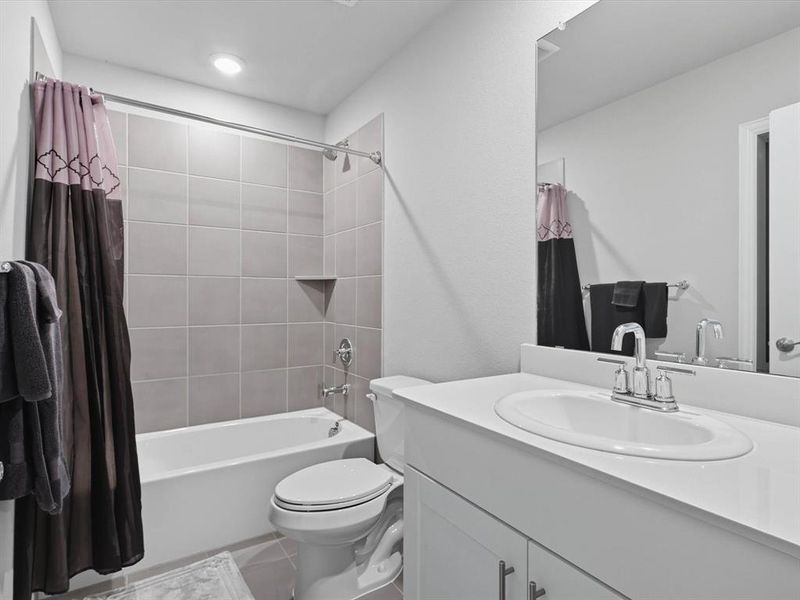 Furnished interior view inside a new home in , Denton (Image 30). Furnished interior view inside a new home in , Denton (Image 30).