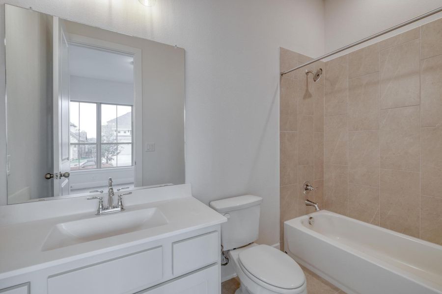 Furnished interior view inside a new home in Santa Rita Ranch - 60', Liberty Hill (Image 6). Furnished interior view inside a new home in Santa Rita Ranch - 60', Liberty Hill (Image 6).