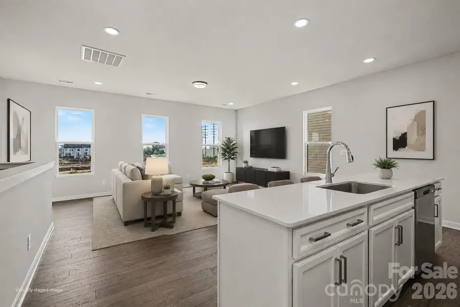 Furnished interior view inside a new home in , Charlotte (Image 5).