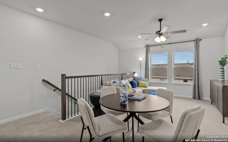 Furnished interior view inside a new home in Veranda: Premier, San Antonio (Image 4). Furnished interior view inside a new home in Veranda: Premier, San Antonio (Image 4).
