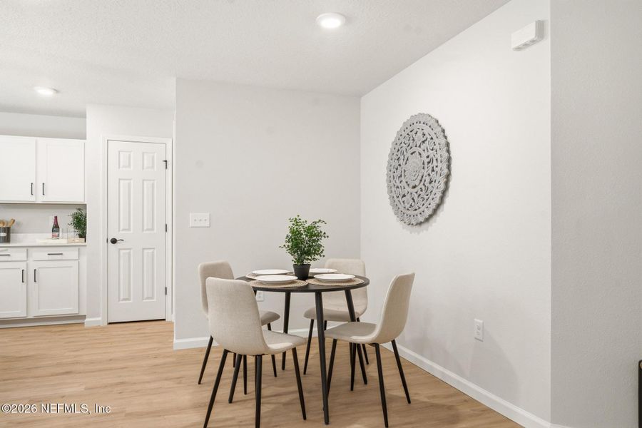 Furnished interior view inside a new home in , Jacksonville (Image 11). Furnished interior view inside a new home in , Jacksonville (Image 11).