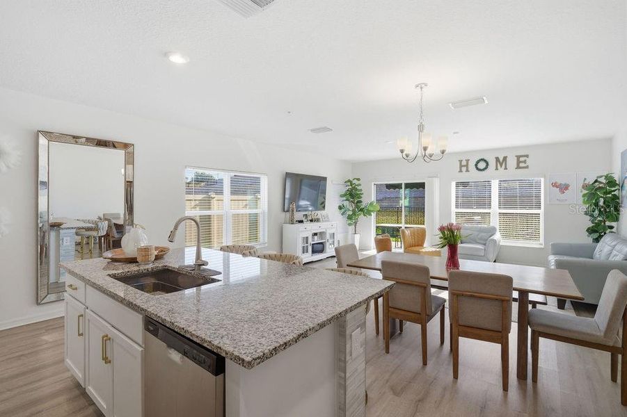 Furnished interior view inside a new home in , Davenport (Image 7).