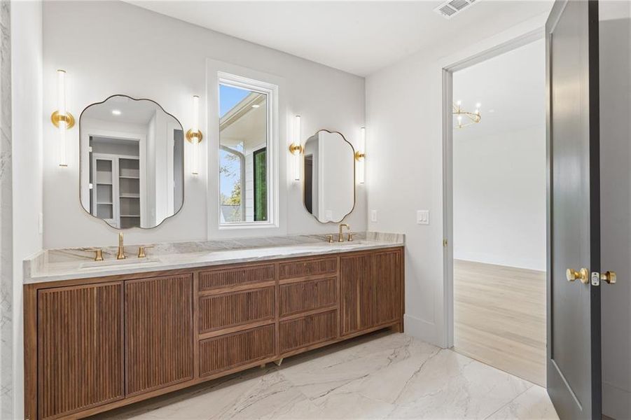 Furnished interior view inside a new home in , Atlanta (Image 13).