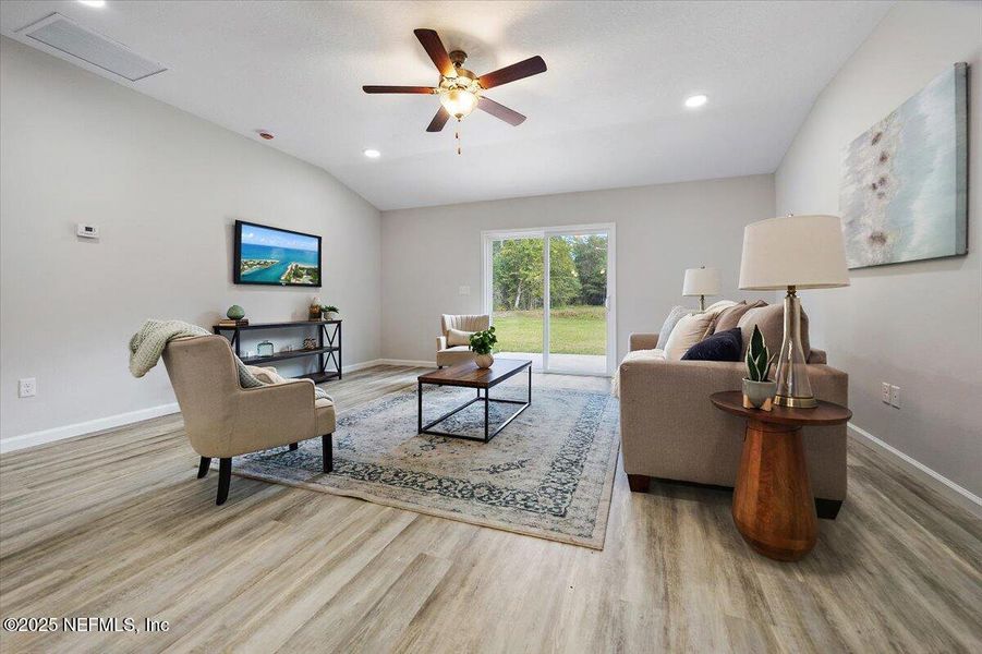 Furnished interior view inside a new home in , Jacksonville (Image 3). Furnished interior view inside a new home in , Jacksonville (Image 3).
