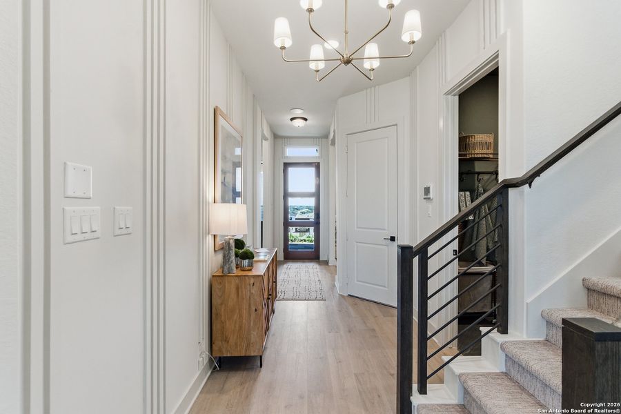 Furnished interior view inside a new home in Prominence, San Antonio (Image 32).