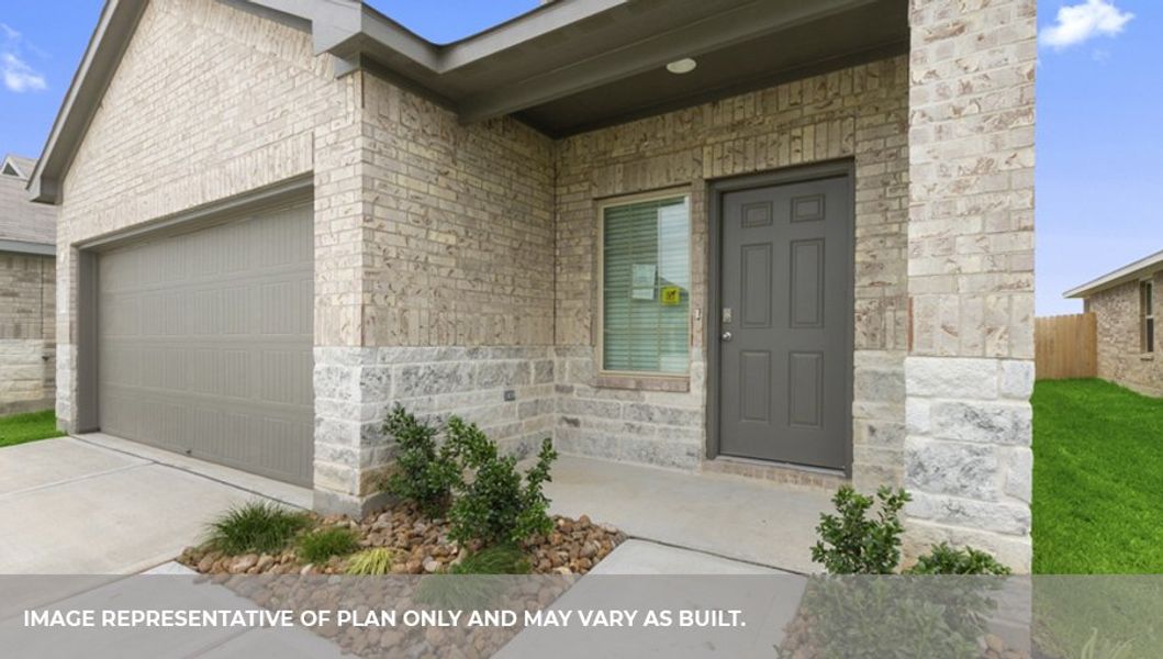 Representative exterior details of a home built from the X30J by D.R. Horton in Granger Pines, Conroe (Image 3). Representative exterior details of a home built from the X30J by D.R. Horton in Granger Pines, Conroe (Image 3).