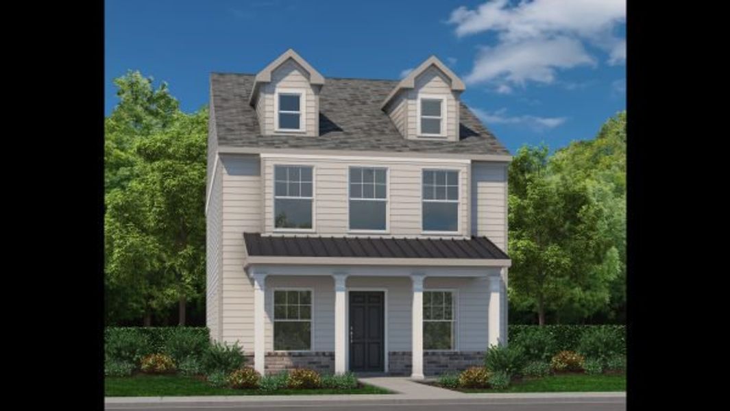 Representative exterior photo of a completed home built from the Wilson by Piedmont Residential in Magnolia Trace, Flowery Branch, GA (Image 5).