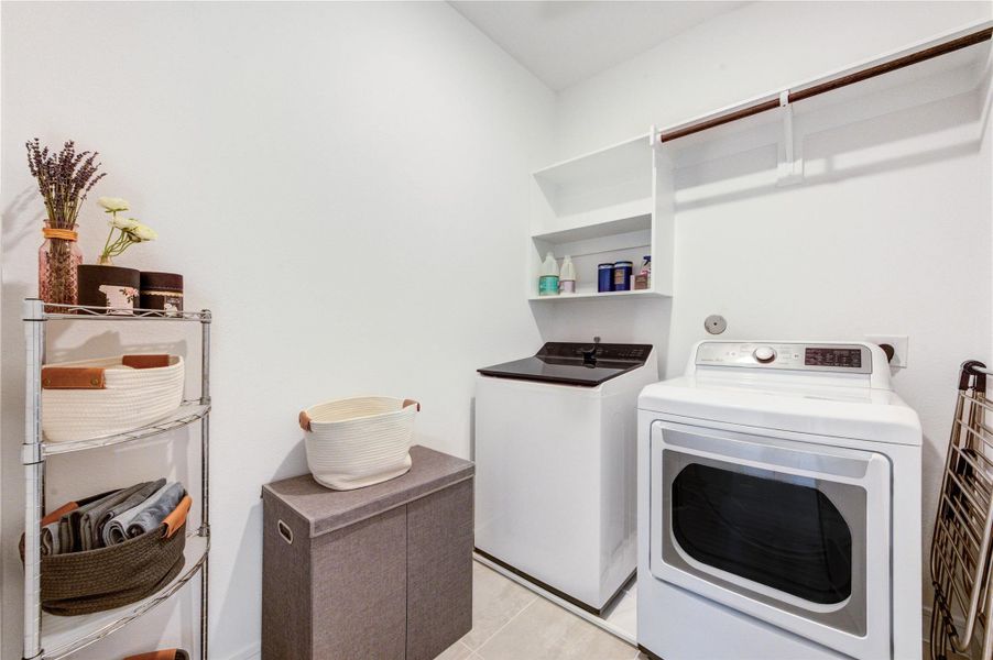 Furnished interior view inside a new home in Easthaven at Bridgeland Central, Cypress (Image 8).