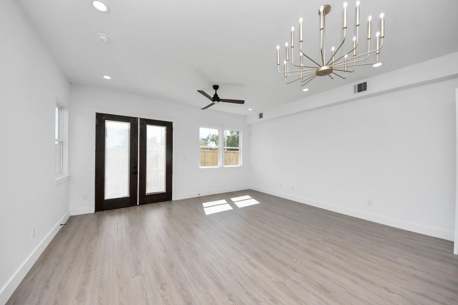 Spacious, unfurnished interior of a new home in , Houston (Image 26). Spacious, unfurnished interior of a new home in , Houston (Image 26).
