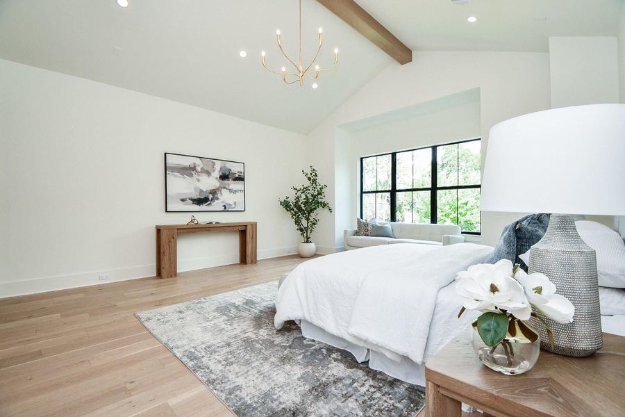 Furnished interior view inside a new home in , Houston (Image 37).