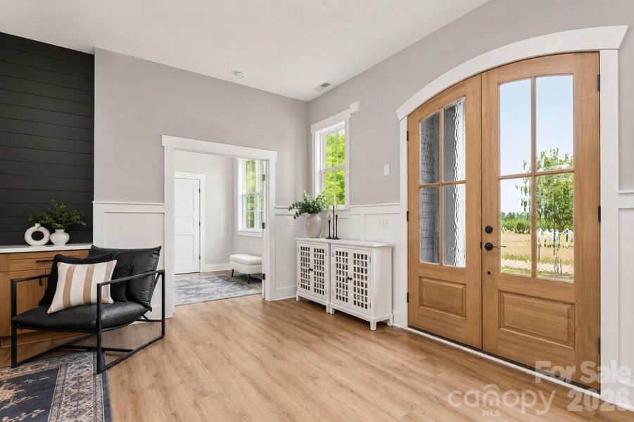 Furnished interior view inside a new home in , Clover (Image 40).