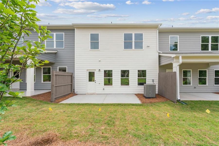 Exterior details and patio area of a home in Wilkins Walk, Mableton (Image 27).