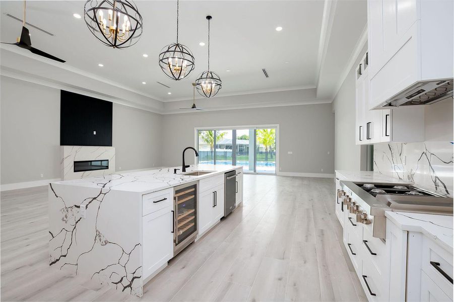 Furnished interior view inside a new home in , Port St. Lucie (Image 5).