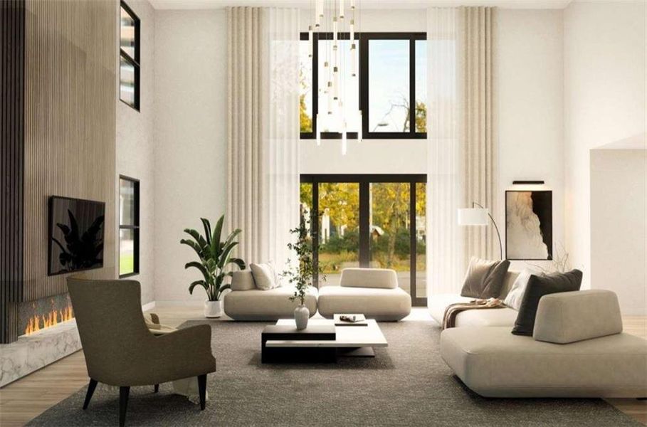 Furnished interior view inside a new home in , McDonough (Image 13).