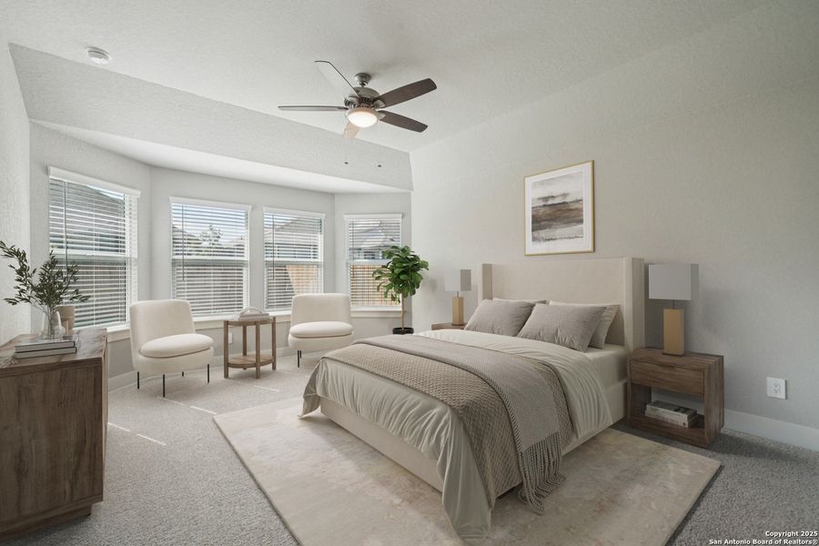 Furnished interior view inside a new home in Estancia Ranch - Classic Series, San Antonio (Image 5).