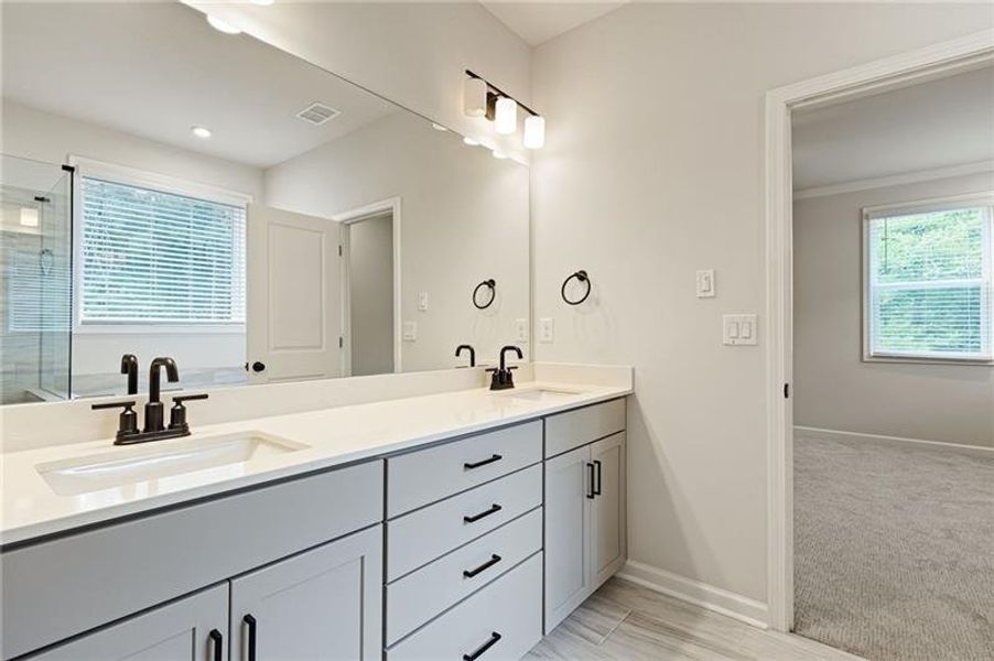 Furnished interior view inside a new home in Hillside Manor, Powder Springs (Image 7).