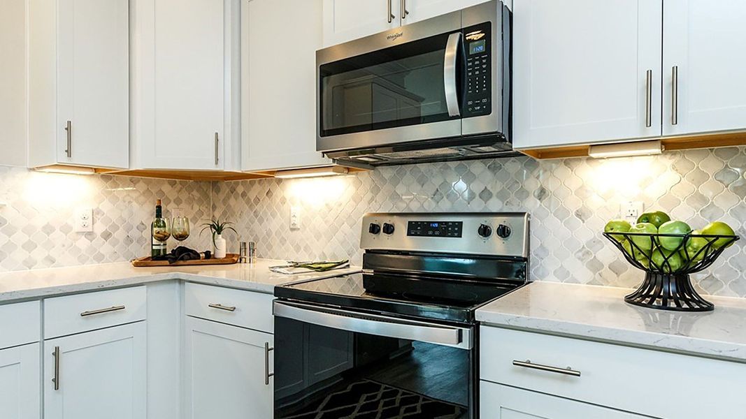 Furnished interior view inside a new home in Station Pointe, Angier (Image 11).