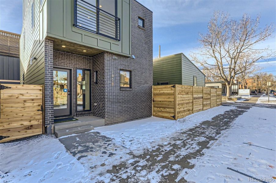 Exterior details and patio area of a home in , Denver (Image 4). Exterior details and patio area of a home in , Denver (Image 4).