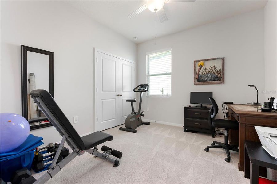 Guest Bedroom With Closet