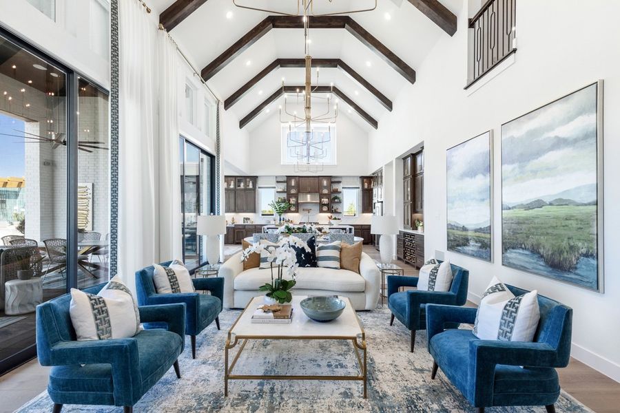 Representative Family Room - some options shown