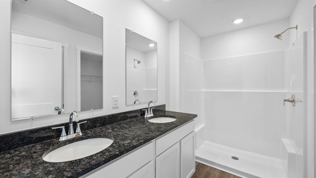 Furnished interior view inside a new home in Evergreen Landing, Rossville (Image 11).