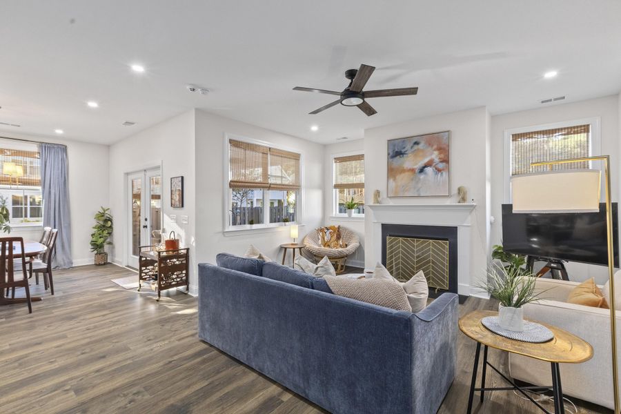 Furnished interior view inside a new home in , Johns Island (Image 42).