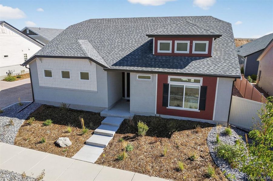 Exterior details and patio area of a home in Green Valley Ranch, Aurora (Image 4).
