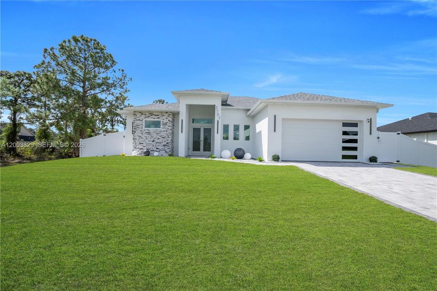 Exterior details and patio area of a home in , Lehigh Acres (Image 26). Exterior details and patio area of a home in , Lehigh Acres (Image 26).