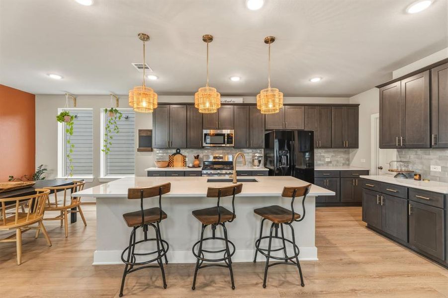 Furnished interior view inside a new home in , McKinney (Image 16). Furnished interior view inside a new home in , McKinney (Image 16).