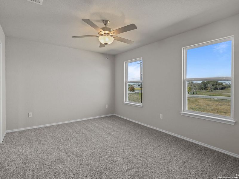 Spacious, unfurnished interior of a new home in Applewhite Meadows, San Antonio (Image 27). Spacious, unfurnished interior of a new home in Applewhite Meadows, San Antonio (Image 27).