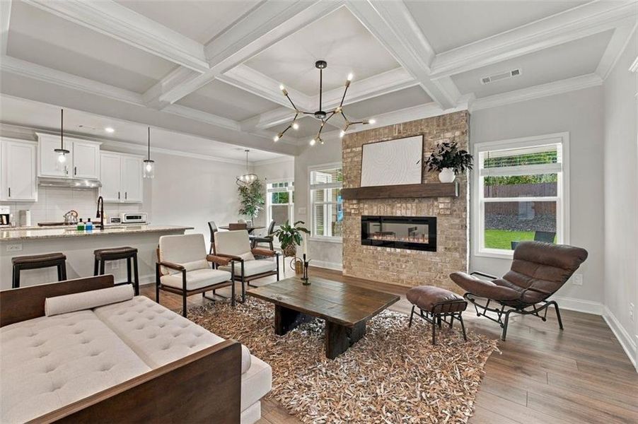 Furnished interior view inside a new home in , Lawrenceville (Image 18).