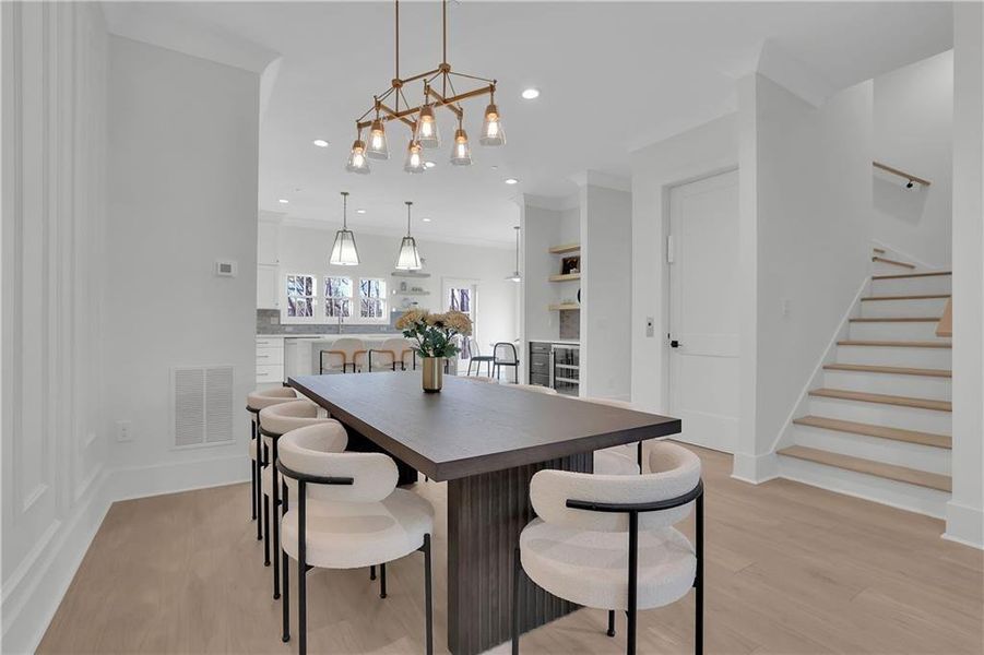 Furnished interior view inside a new home in Skyview On Broad, Sugar Hill (Image 11).