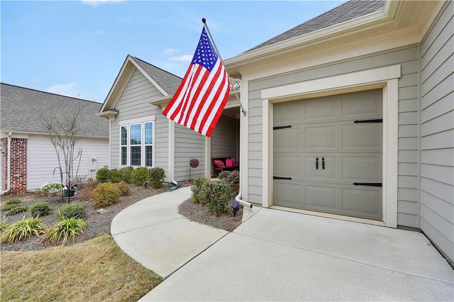 Exterior details and patio area of a home in , Griffin (Image 27).