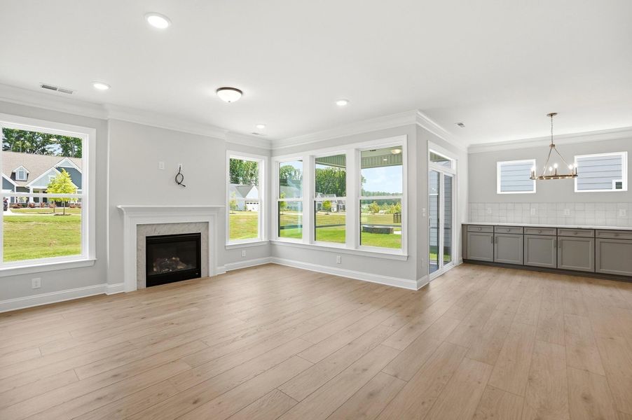 Spacious, unfurnished interior of a new home in Heritage - 55+ Community, Indian Trail (Image 13).
