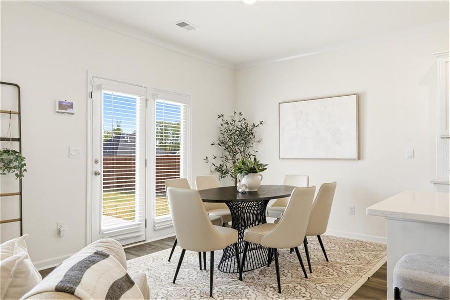 Furnished interior view inside a new home in Independence, Loganville (Image 17).