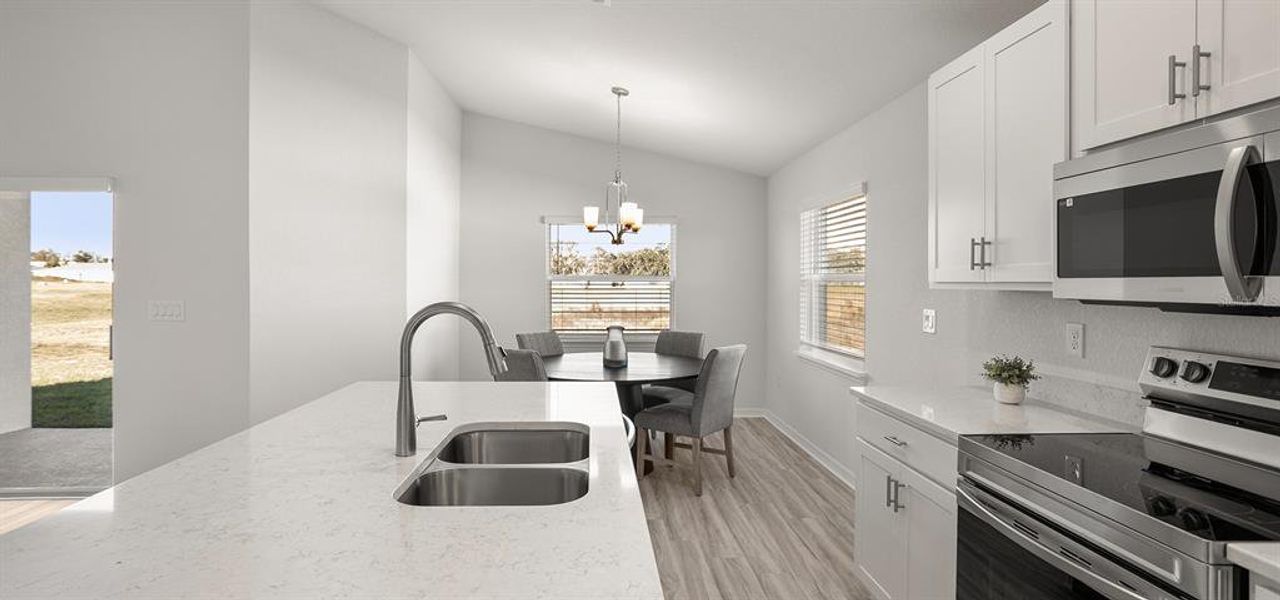 Furnished interior view inside a new home in Bennah Oaks, Belleview (Image 6).