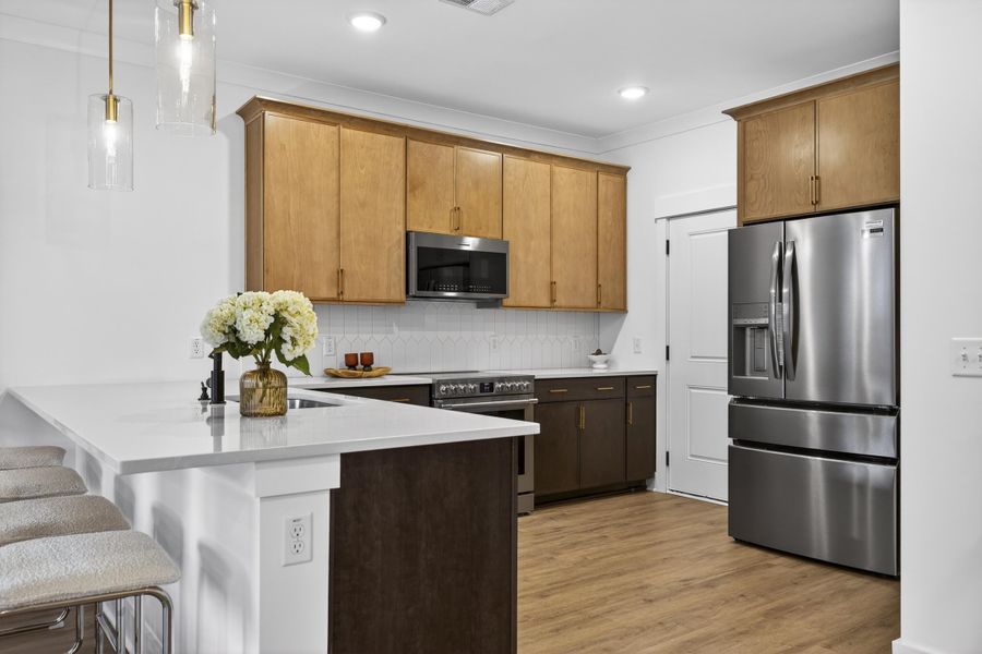 Furnished interior view inside a new home in , Charleston (Image 7).