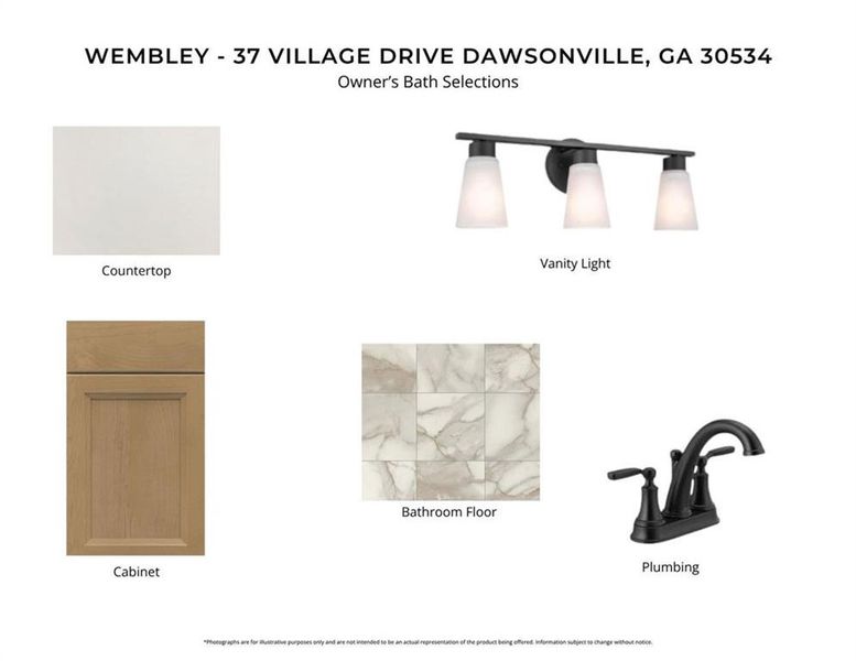 Sample of building materials used in homes in Villas at Gold Creek, Dawsonville (Image 5).
