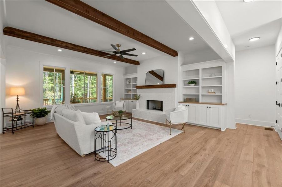 Furnished interior view inside a new home in , Canton (Image 13).
