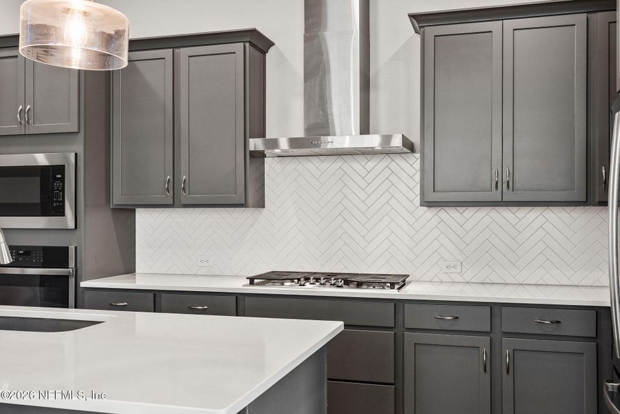 Furnished interior view inside a new home in Granville at eTown 38', Jacksonville (Image 11).