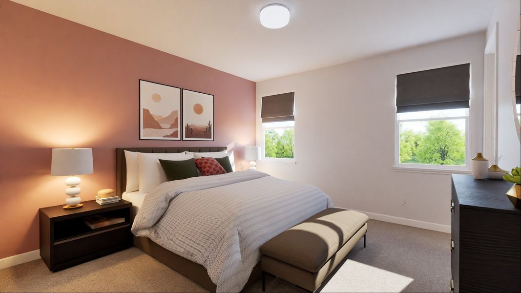 Representative furnished interior of a home built from the Juliana by New Home Co. in The Duets Collection at Novel, Austin (Image 16). Representative furnished interior of a home built from the Juliana by New Home Co. in The Duets Collection at Novel, Austin (Image 16).