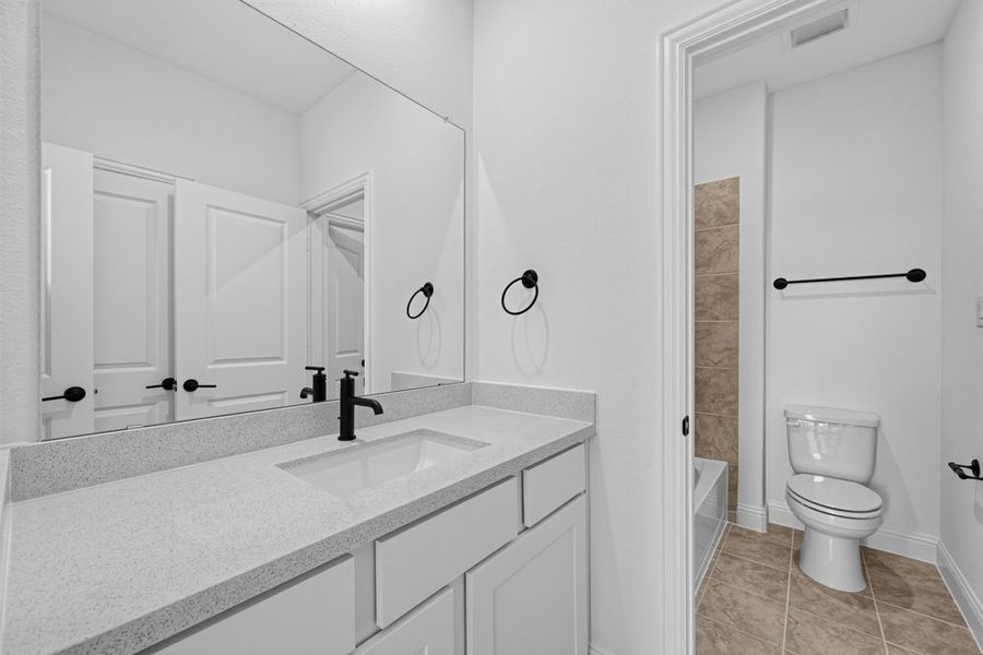 Furnished interior view inside a new home in The Ridge at Northlake, Northlake (Image 13).