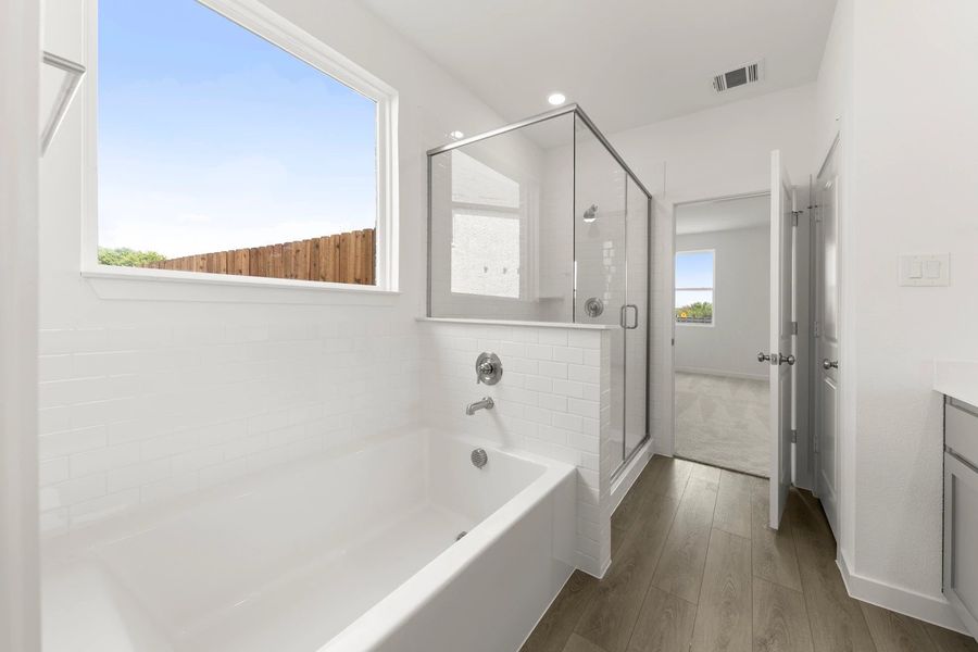 Primary Bathroom featuring the Milan Collection Primary Bathroom featuring the Milan Collection