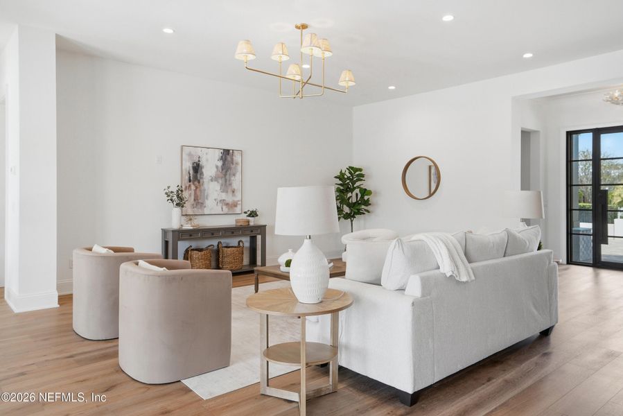 Furnished interior view inside a new home in , Ponte Vedra Beach (Image 46).