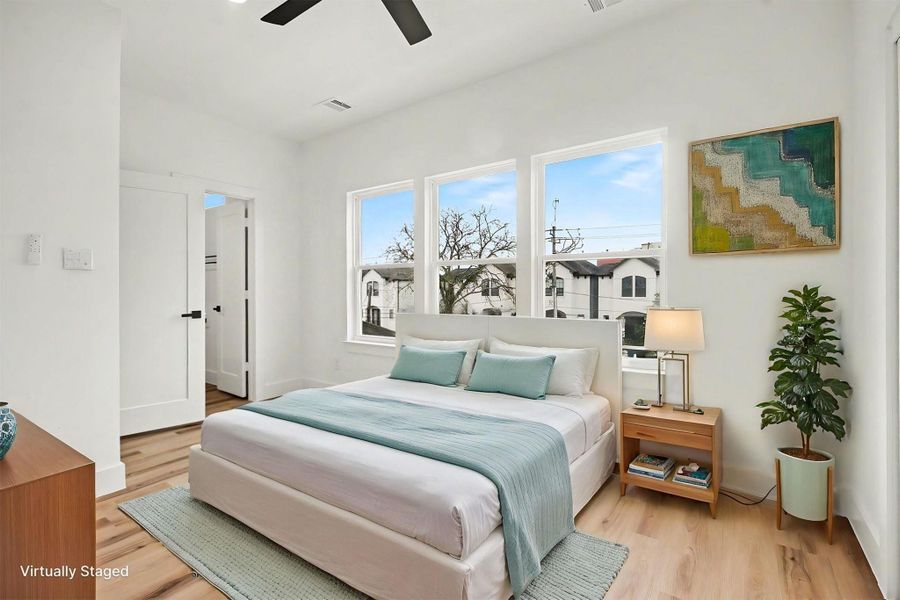 Primary Bedroom. This room is virtually staged