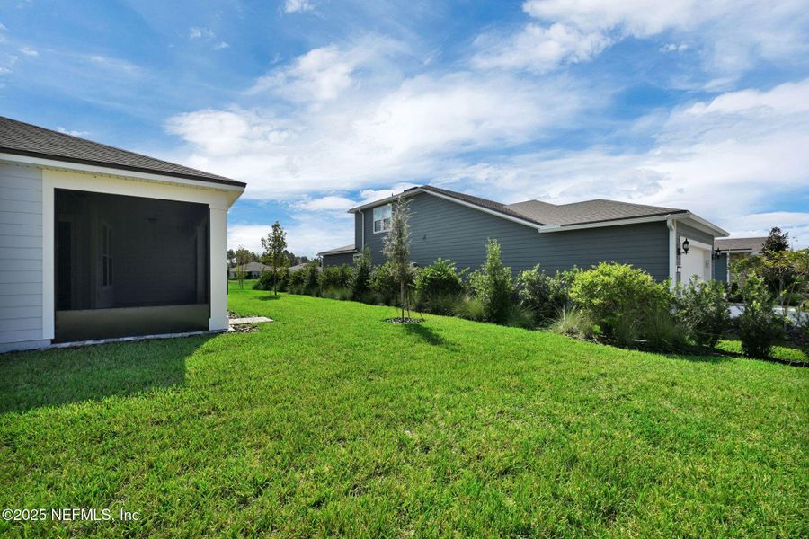 Exterior details and patio area of a home in Del Webb Nocatee, Ponte Vedra (Image 20).