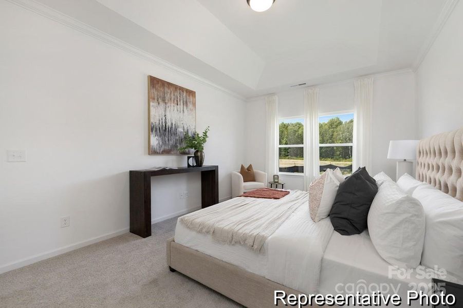 Furnished interior view inside a new home in Whispering Hills, Locust (Image 9).